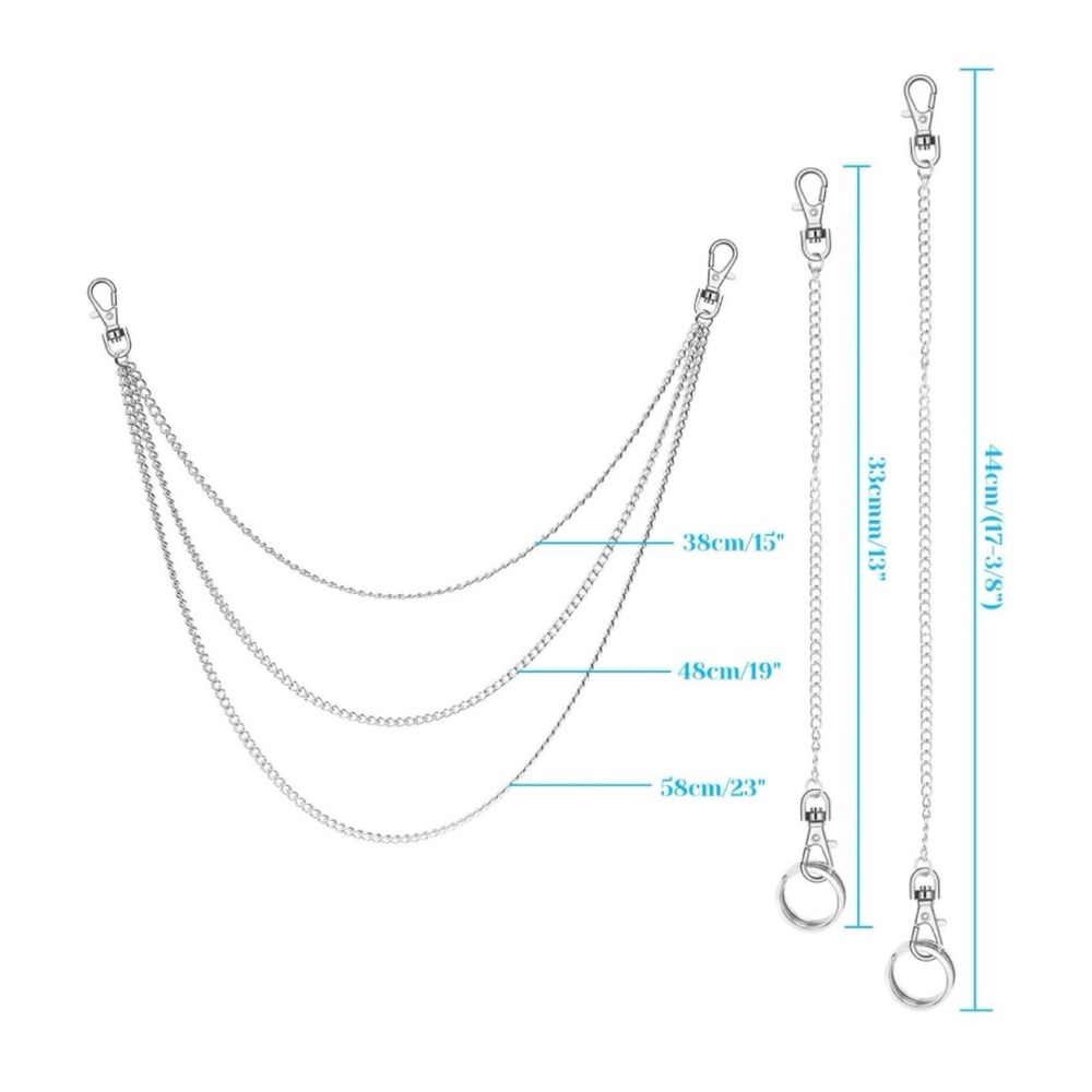 Versatile Silver Chain Accessory